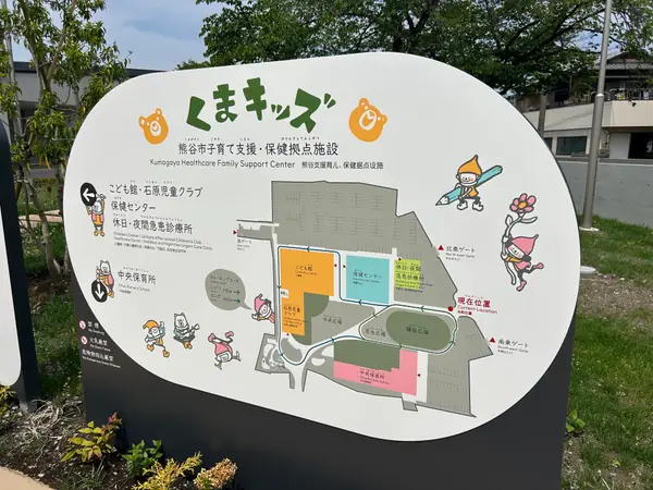 くまキッズ 施設案内サイン